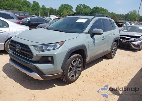 2019 Toyota Rav4 Adventure z USA, uszkodzony, nr VIN 2T3J1RFV7KC044232